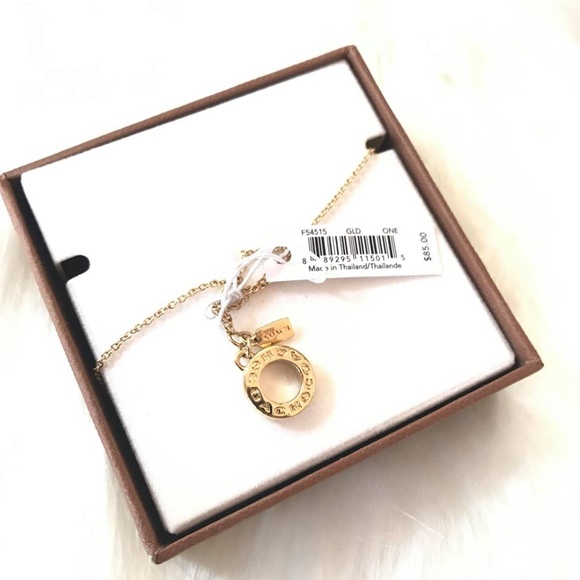 Coach Jewelry - COACH LOGO OPEN CIRCLE NECKLACE